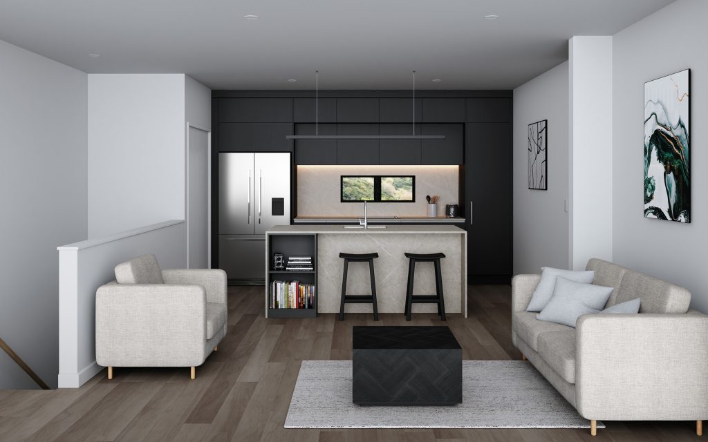 3D Render Architectural Visualisation Archviz Apartment Interior Cambridge Christchurch New Zealand